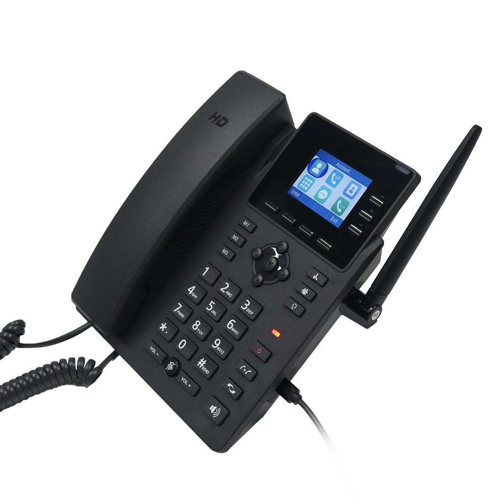 O telefone sem fio de WiFi, 4G fixou o telefone da mesa da rede do SORVO da linha terrestre